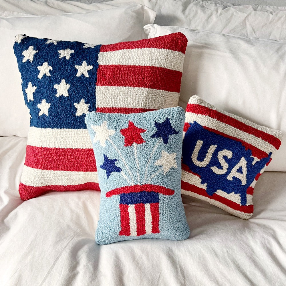 Patriotic pillows outdoor best sale