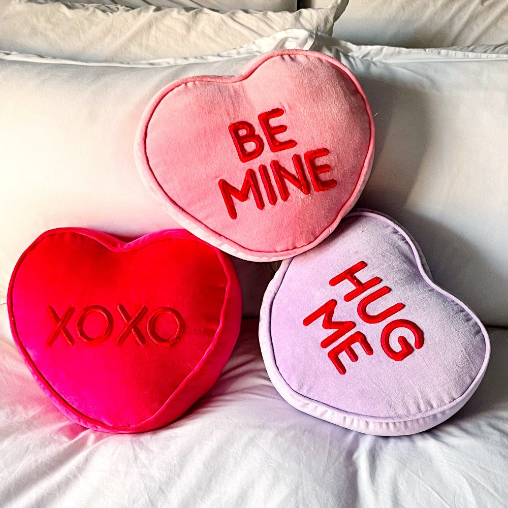 Conversation Heart Pillow