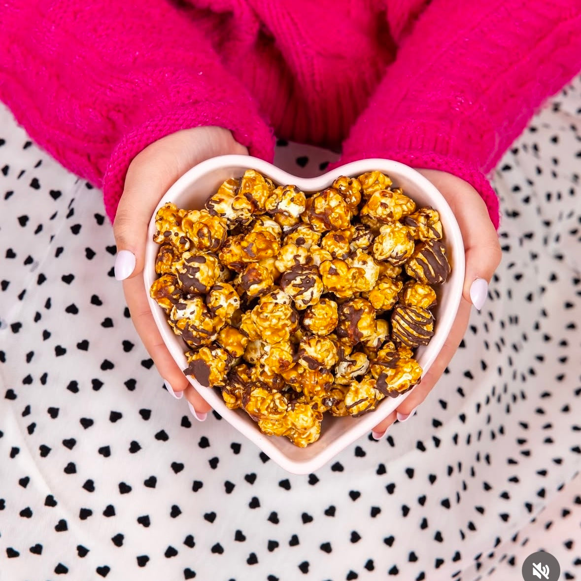 Dark Chocolate Raspberry Popcorn