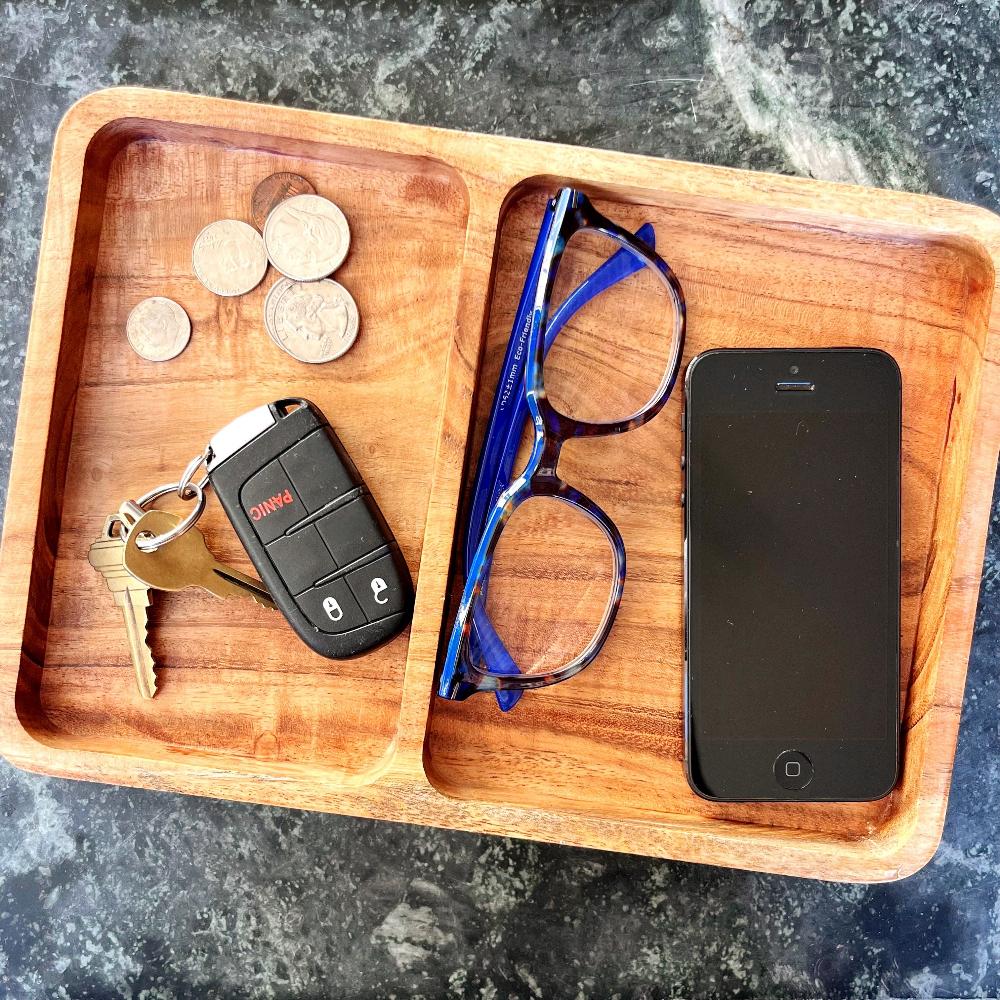 Wood Valet Tray