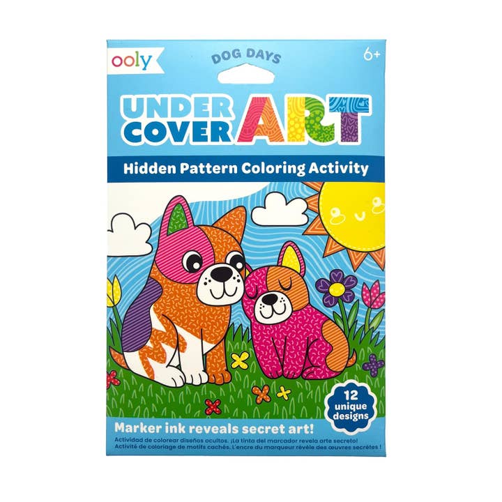 Undercover Art  Hidden Patterns Coloring Activity