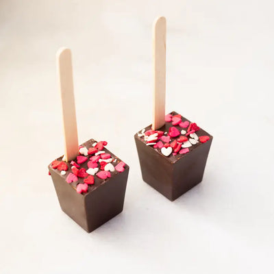 Valentine Hearts Hot Cocoa on a Stick