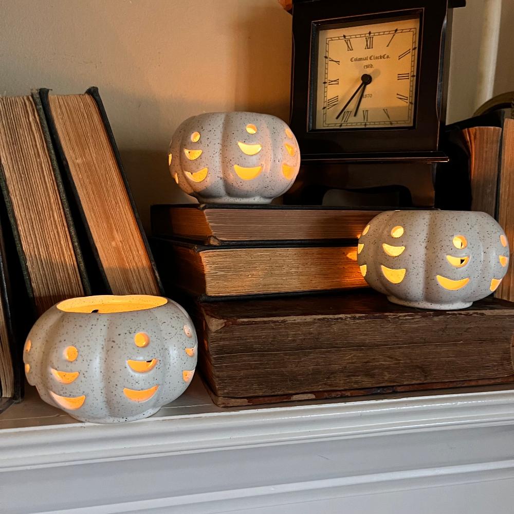 Pumpkin Stacking Votives