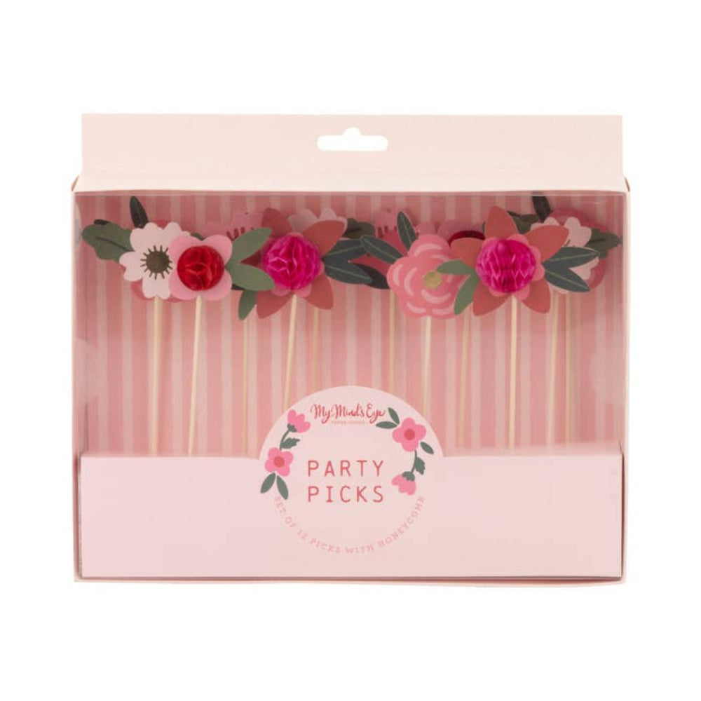 Floral Party Picks