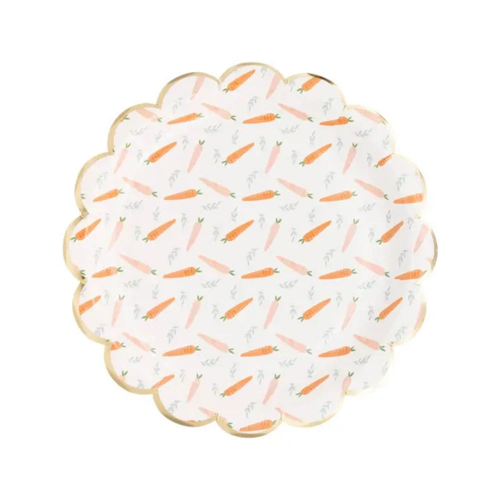 Carrot Paper Plates