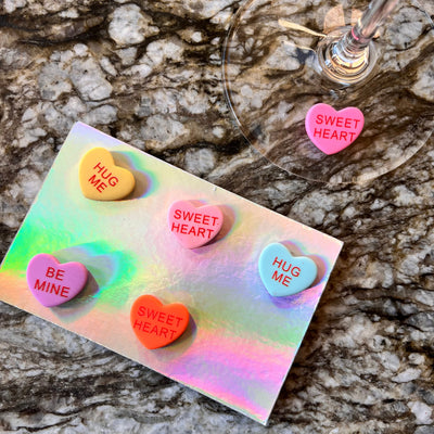 Conversation Hearts Cheers Charms