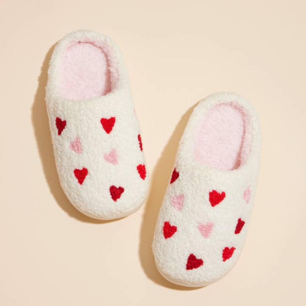 Multi Hearts Home Slippers (for kids)