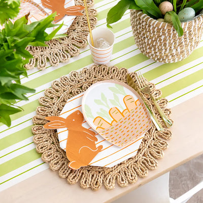 Bunnies in the Garden Small Basket Plates