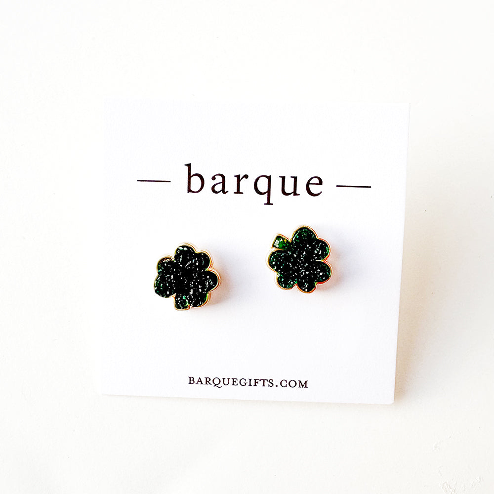 Shamrock Stud Earrings