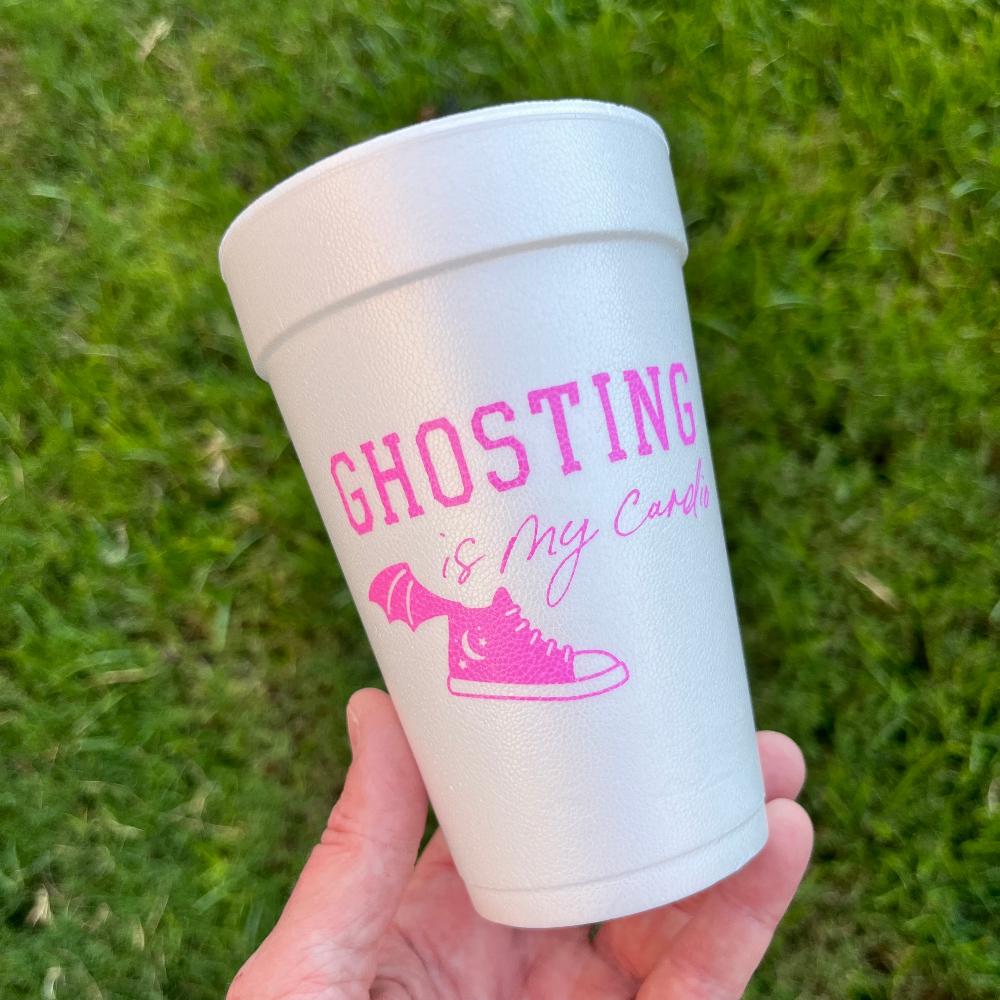 Ghosting is my Cardio Foam Cups