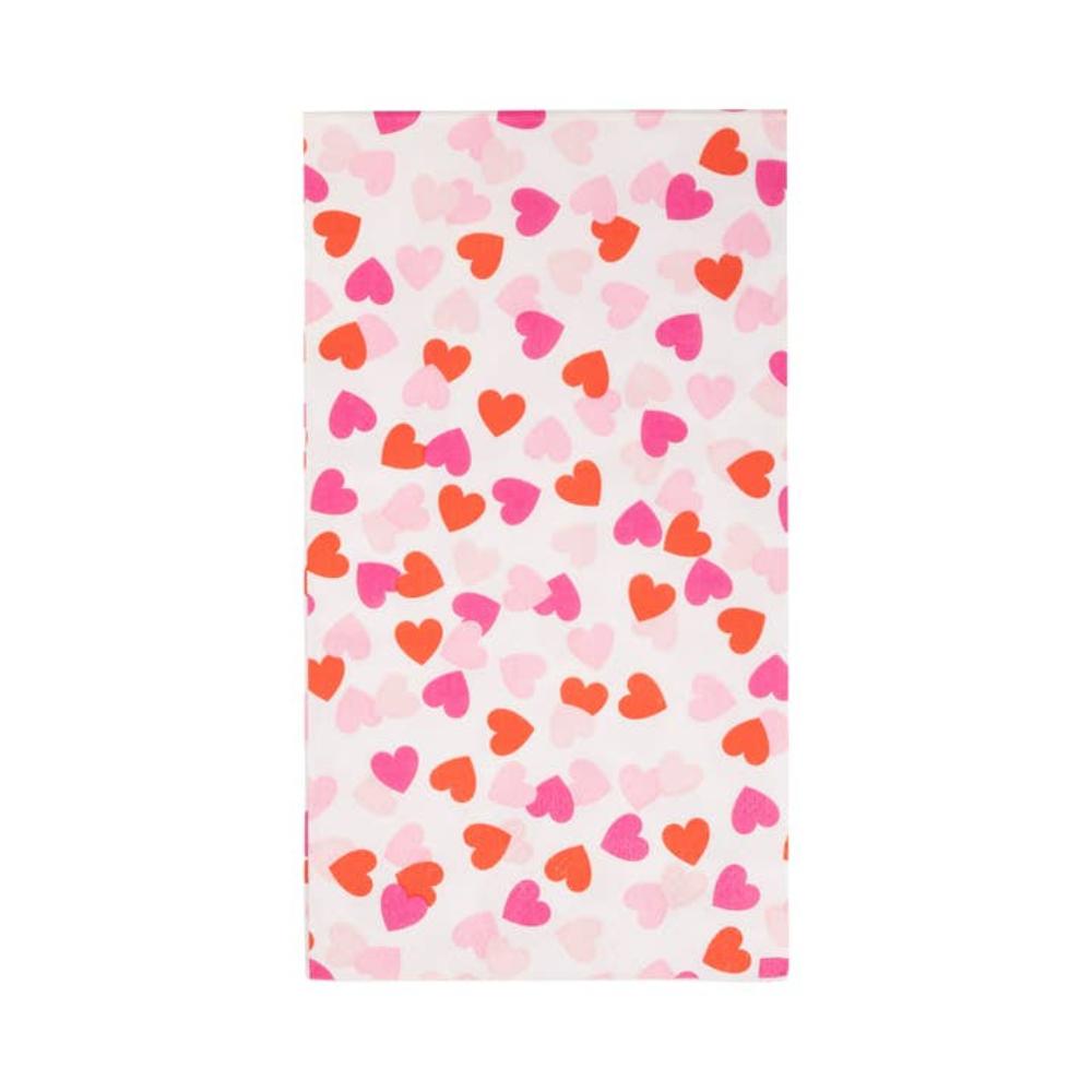 Scattered Hearts Guest Napkin