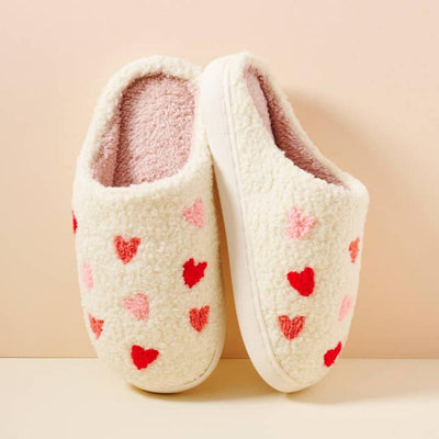 Multi Hearts Home Slippers (for adults)