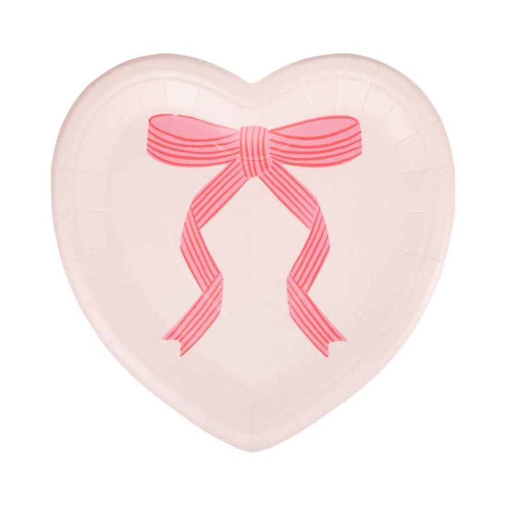 Tied Bow Heart Plate