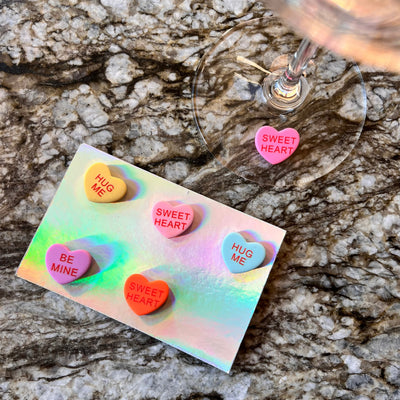 Conversation Hearts Cheers Charms