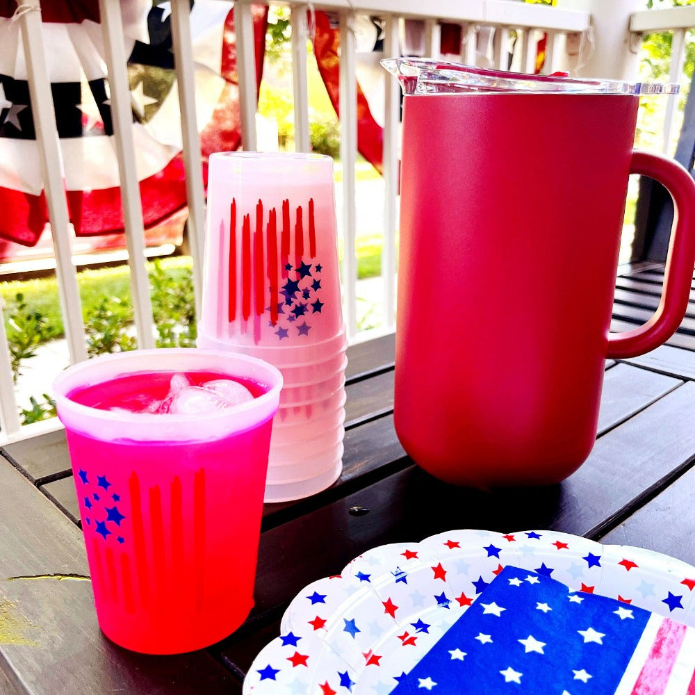 USA Flag Color Changing Stadium Cups