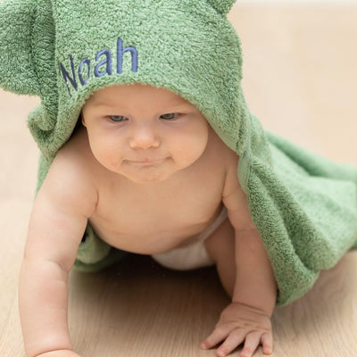 Hooded Towel + Wash Mitt Set