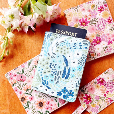 Floral Passport Cover