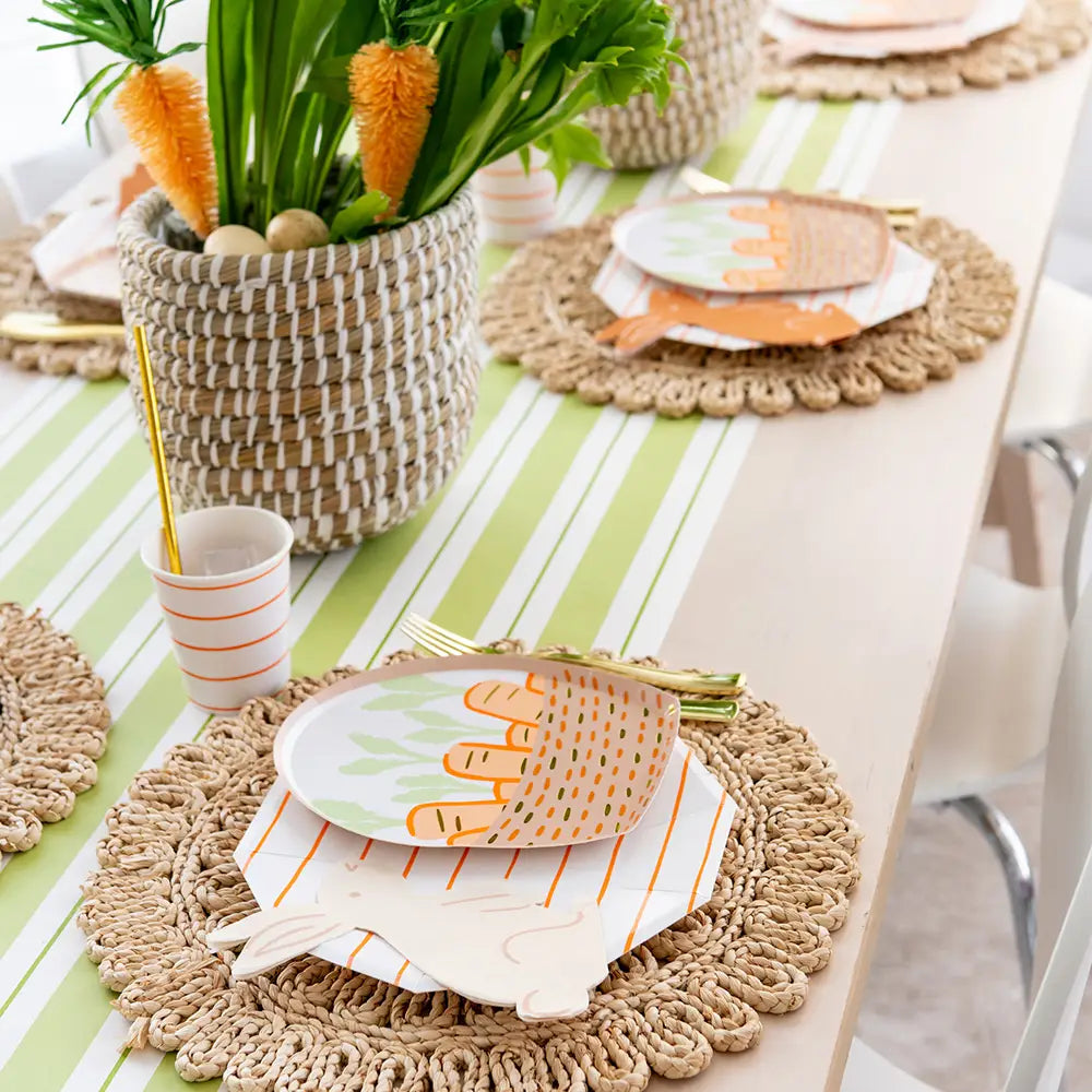 Bunnies in the Garden Small Basket Plates