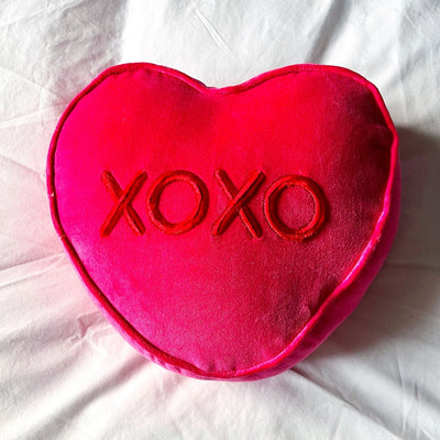 Conversation Heart Pillow