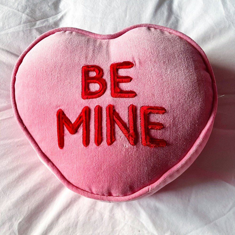 Conversation Heart Pillow