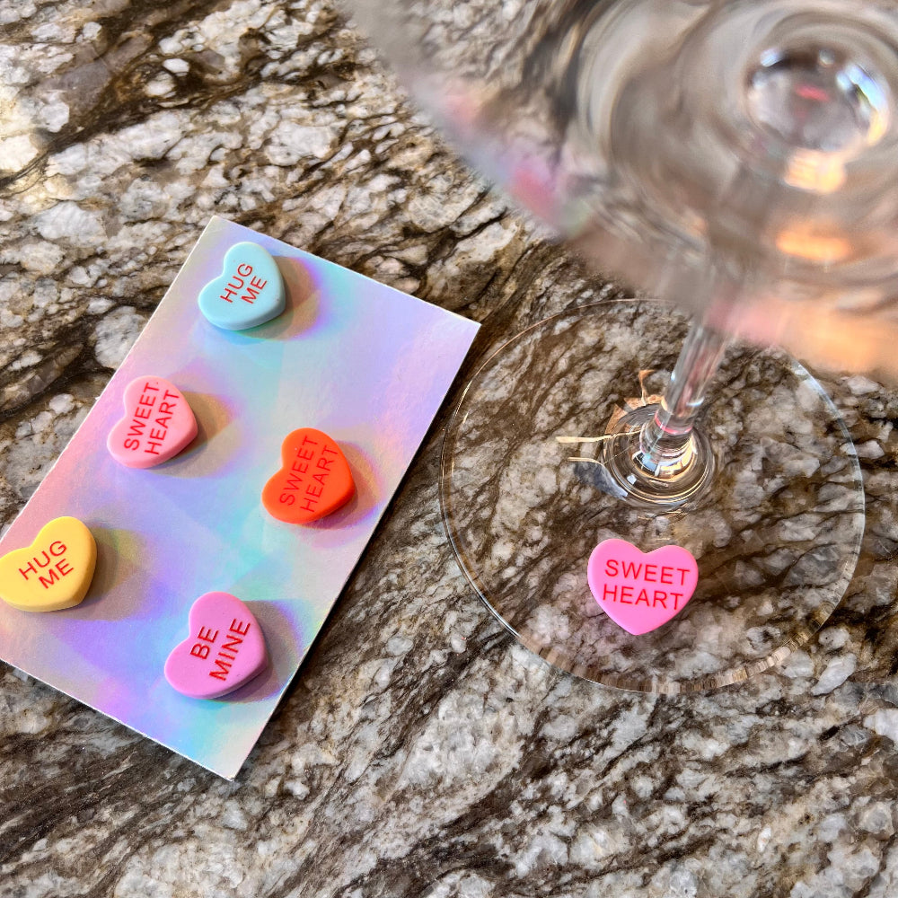 Conversation Hearts Cheers Charms