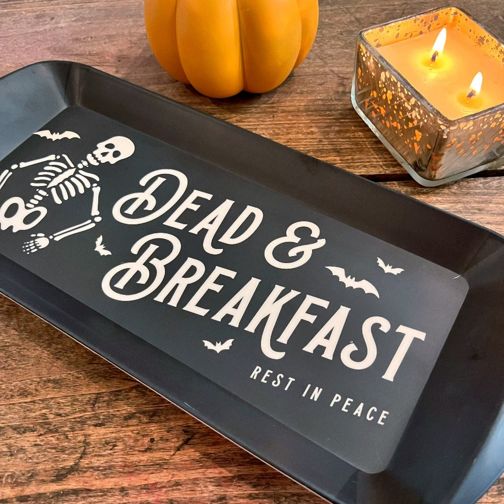 Dead & Breakfast Mini Bamboo Tray