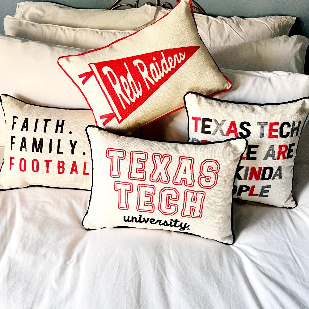 Texas Tech Pillows