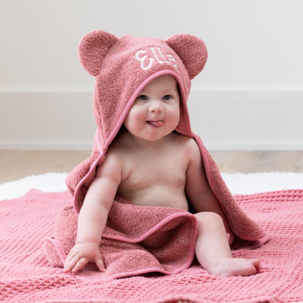 Hooded Towel + Wash Mitt Set