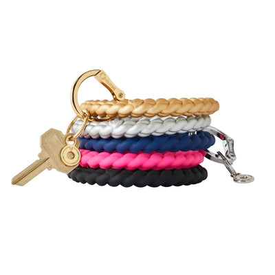 Braided Big O Key Ring