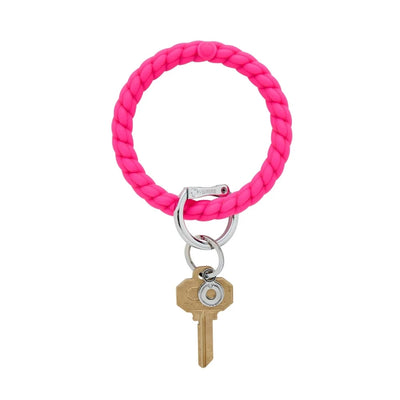 Braided Big O Key Ring