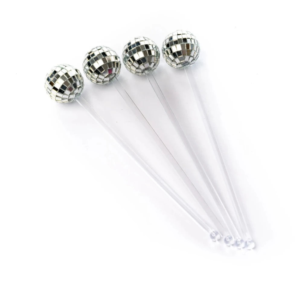 Disco Drink Stirrer 4pk