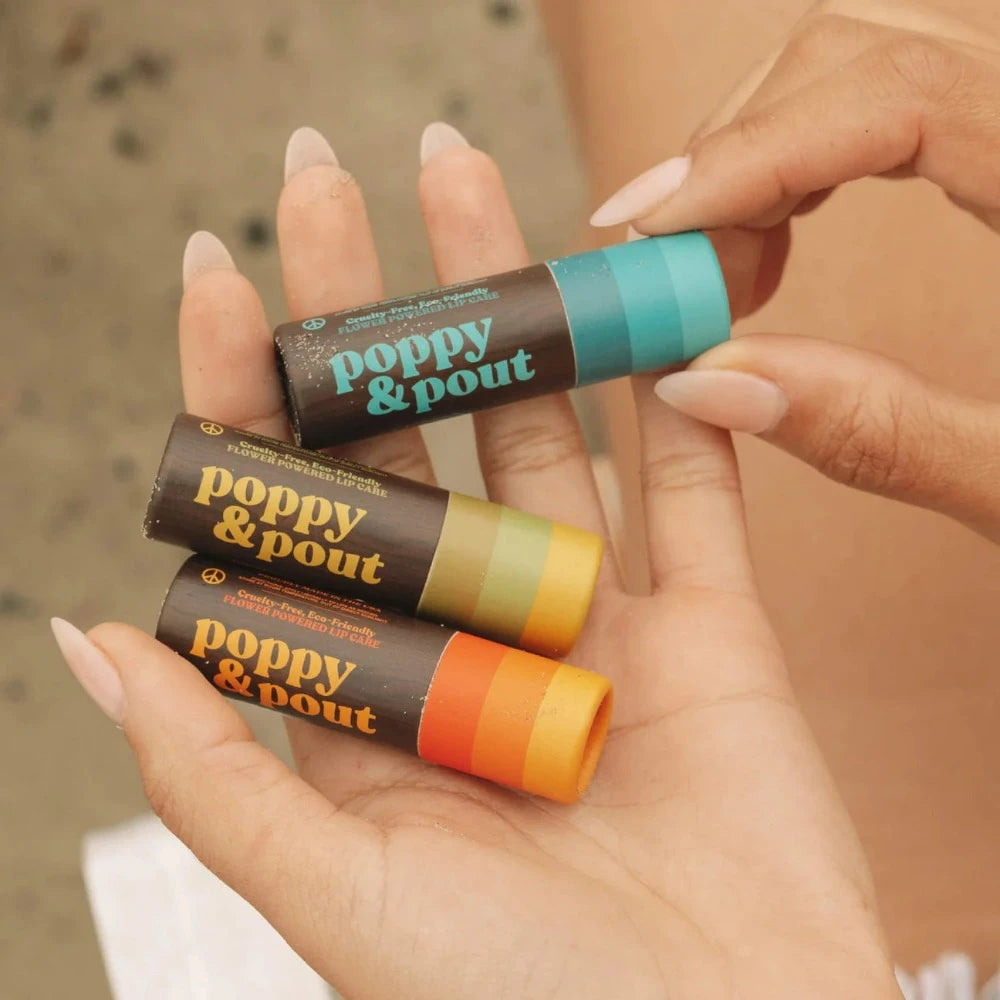 Retro Surf Poppy & Pout Lip Balm