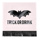 Trick or Drink Fringe Napkins