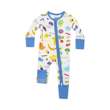 Learning Colors Zipper Romper