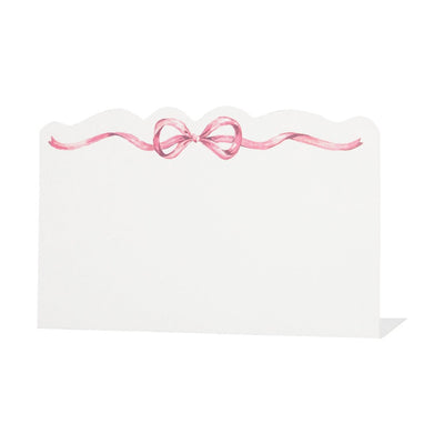 Pink Bow Paper Table Decor