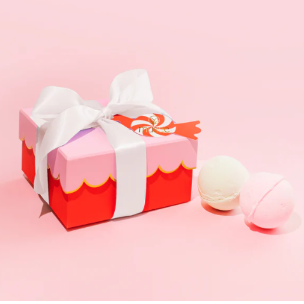 Christmas Scalloped Bath Bomb Set