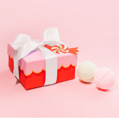 Christmas Scalloped Bath Bomb Set