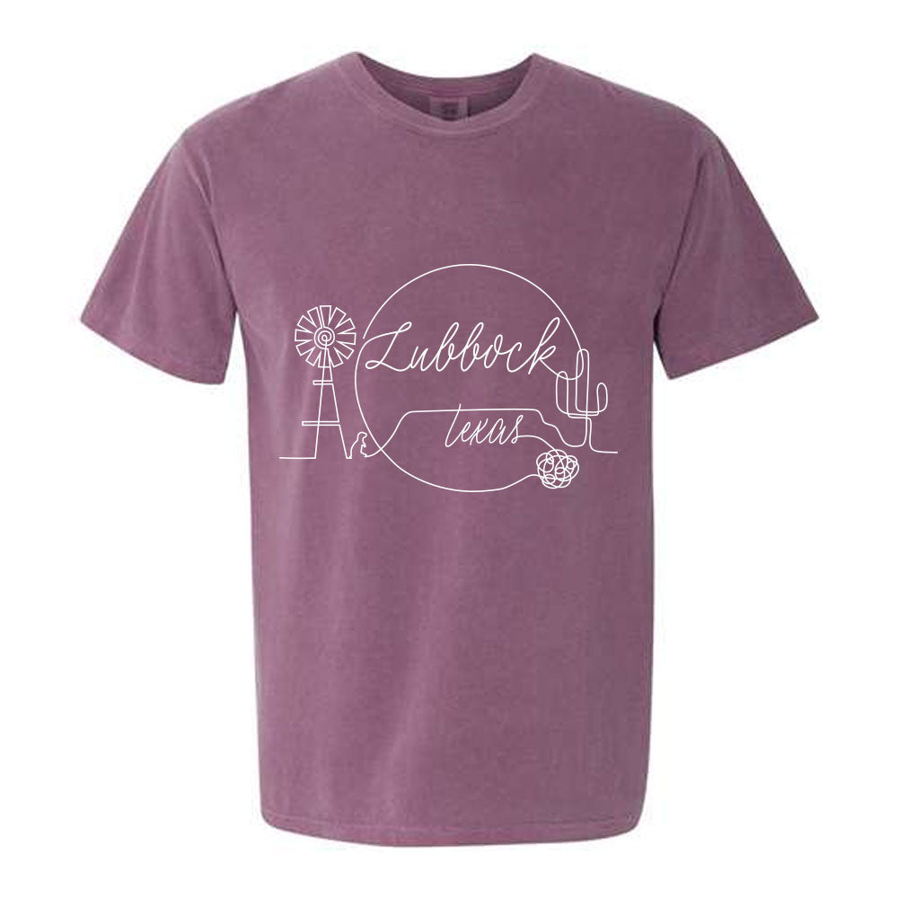 Lubbock Outline T-Shirt