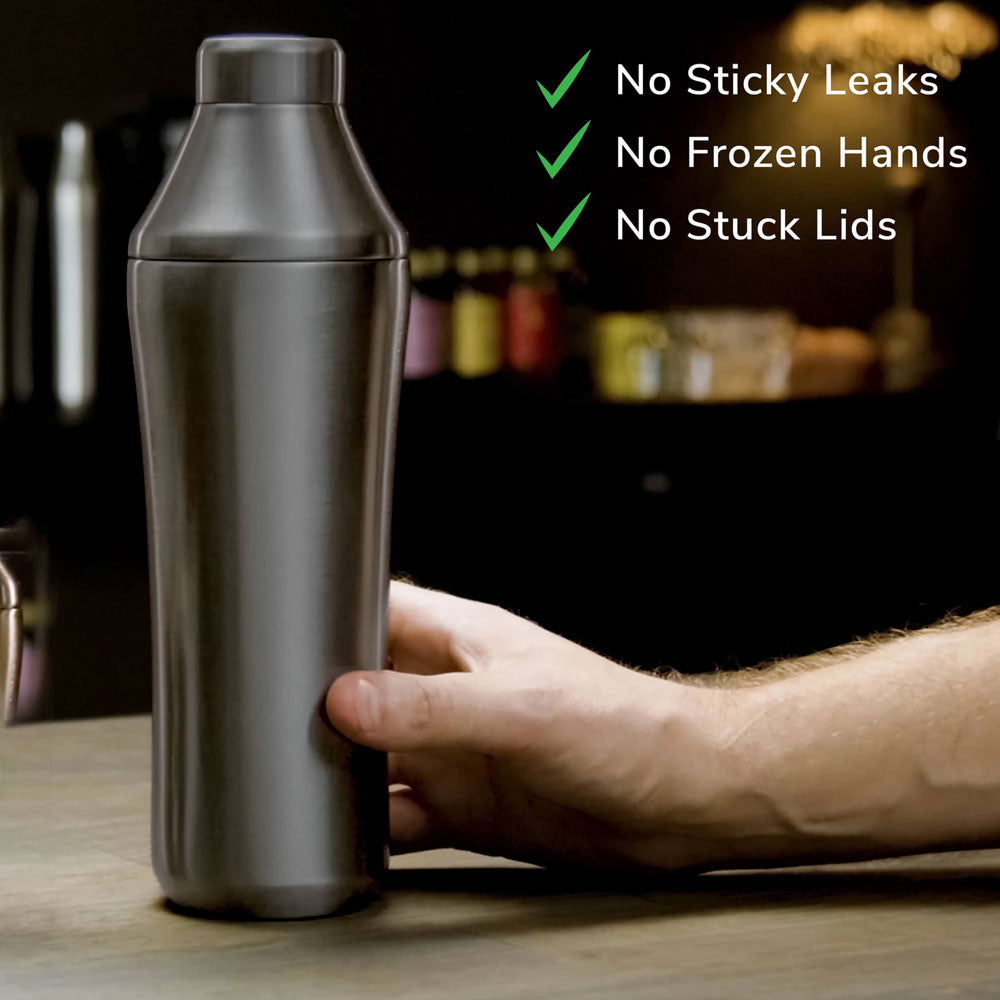 Elevated Craft® Hybrid Cocktail Shaker (Black)