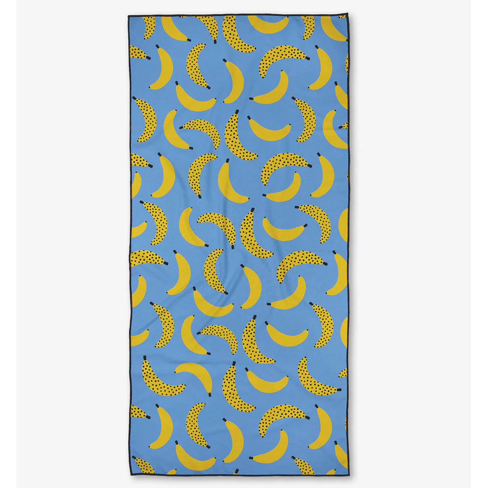 Blue Bananas Beach Towel