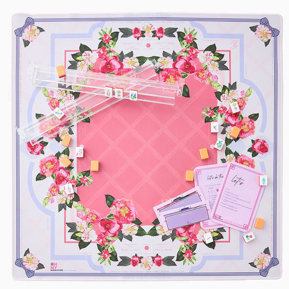 Camellia Mahjong Mat