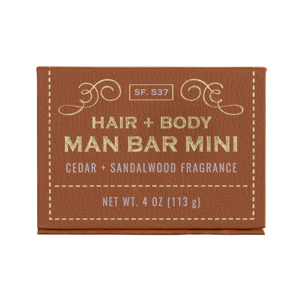 Cedar and Sandalwood Man Bar Soap Mini