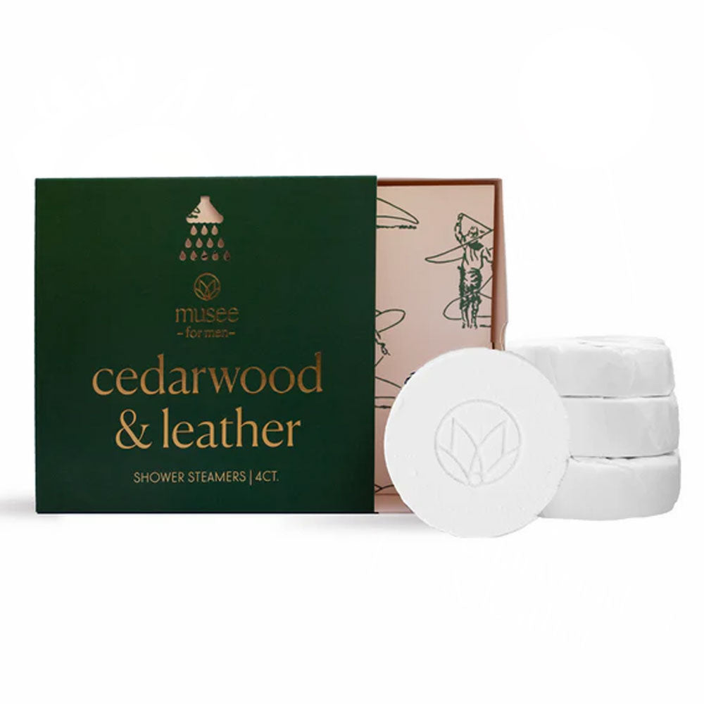 Cedarwood & Leather Shower Steamers