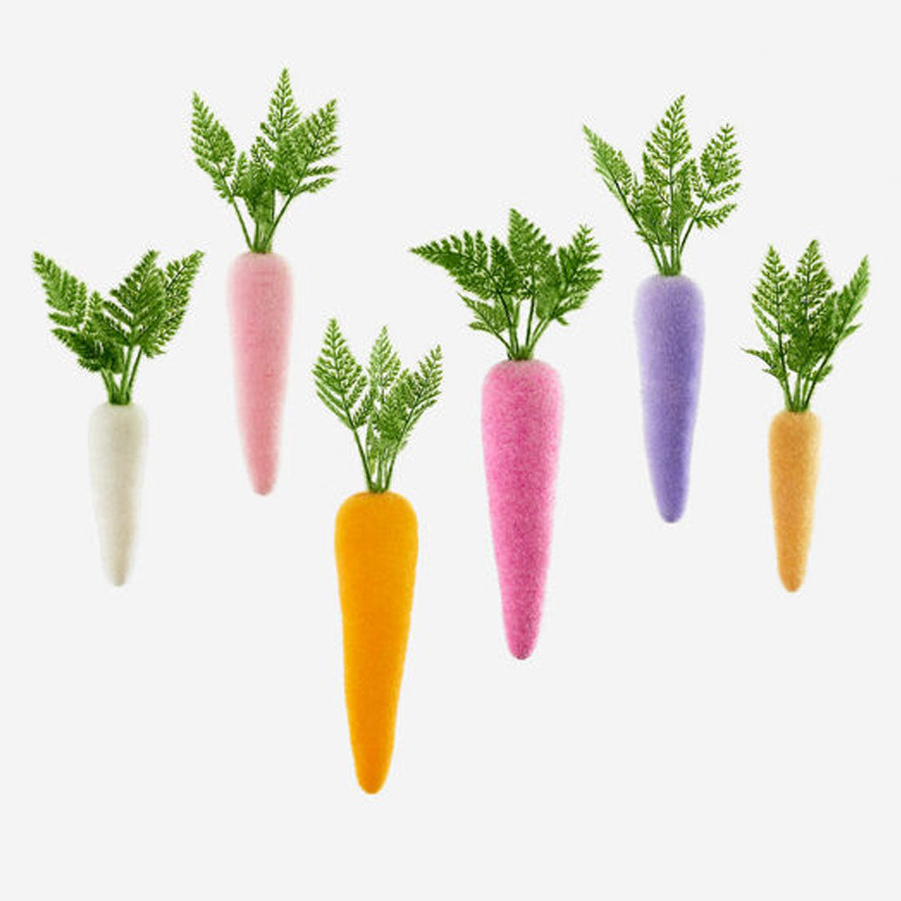 Flocked Colored Carrot