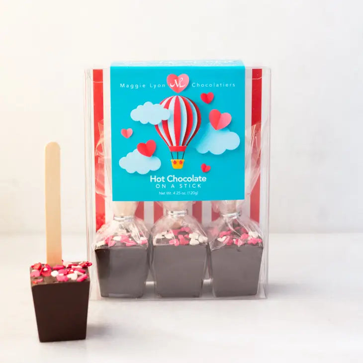 Valentine Hearts Hot Cocoa on a Stick