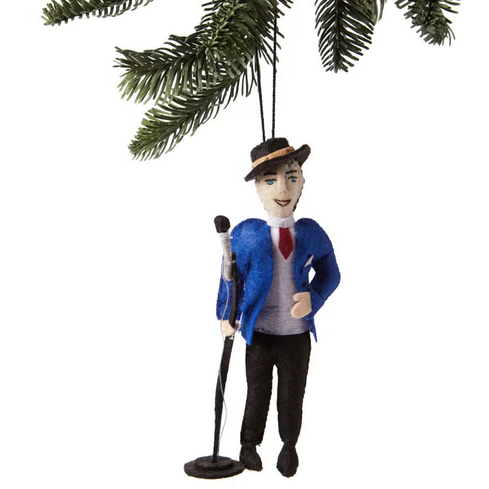 Frank Sinatra Felt Ornament