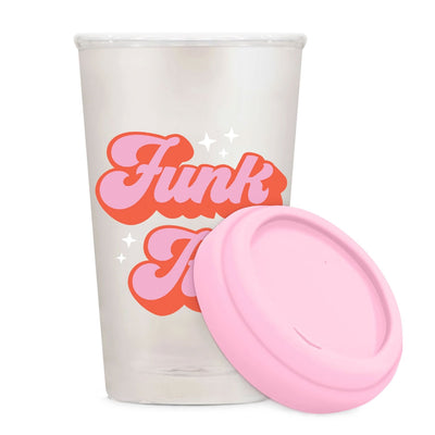 Glass Tumbler with Silicone Lid