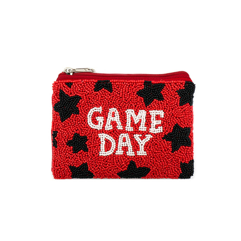 GAME DAY Mini Beaded Coin Bag