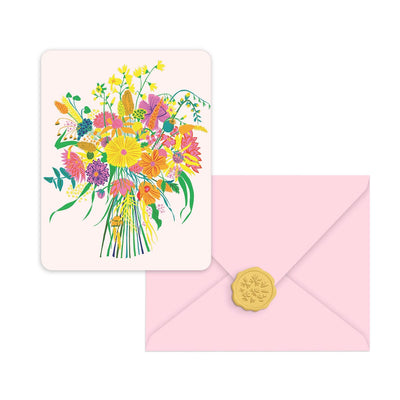 Garden Splash Note Cards with Matching Wax Seals