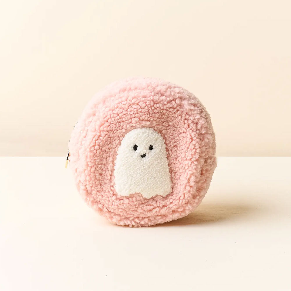 Circle Teddy Ghost Pouch